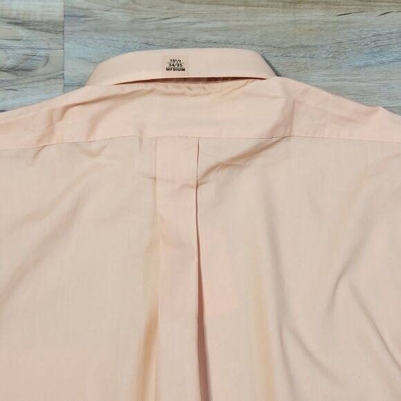 🔹️NWT Van Heusen Mango Button Wrinkle Free Long Sleeve Shirt Medium - Picture 4 of 12